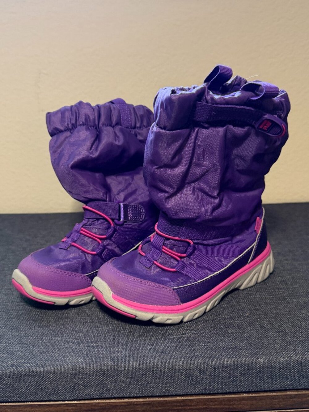 Toddler Purple Snow Boots, Size Toddler 10.5M